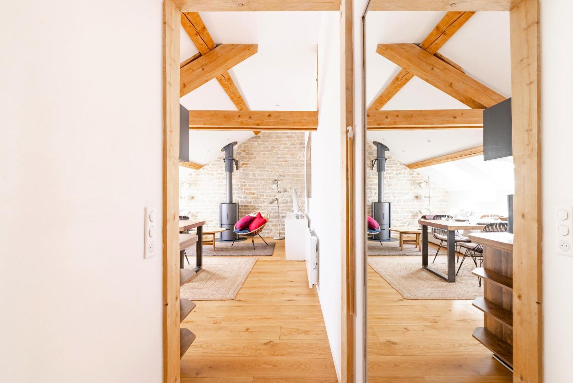 Apartamento Sous Les Toits De Fleury Dijon Exterior foto